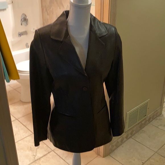 Great leather jacket new without tags - Picture 1 of 11